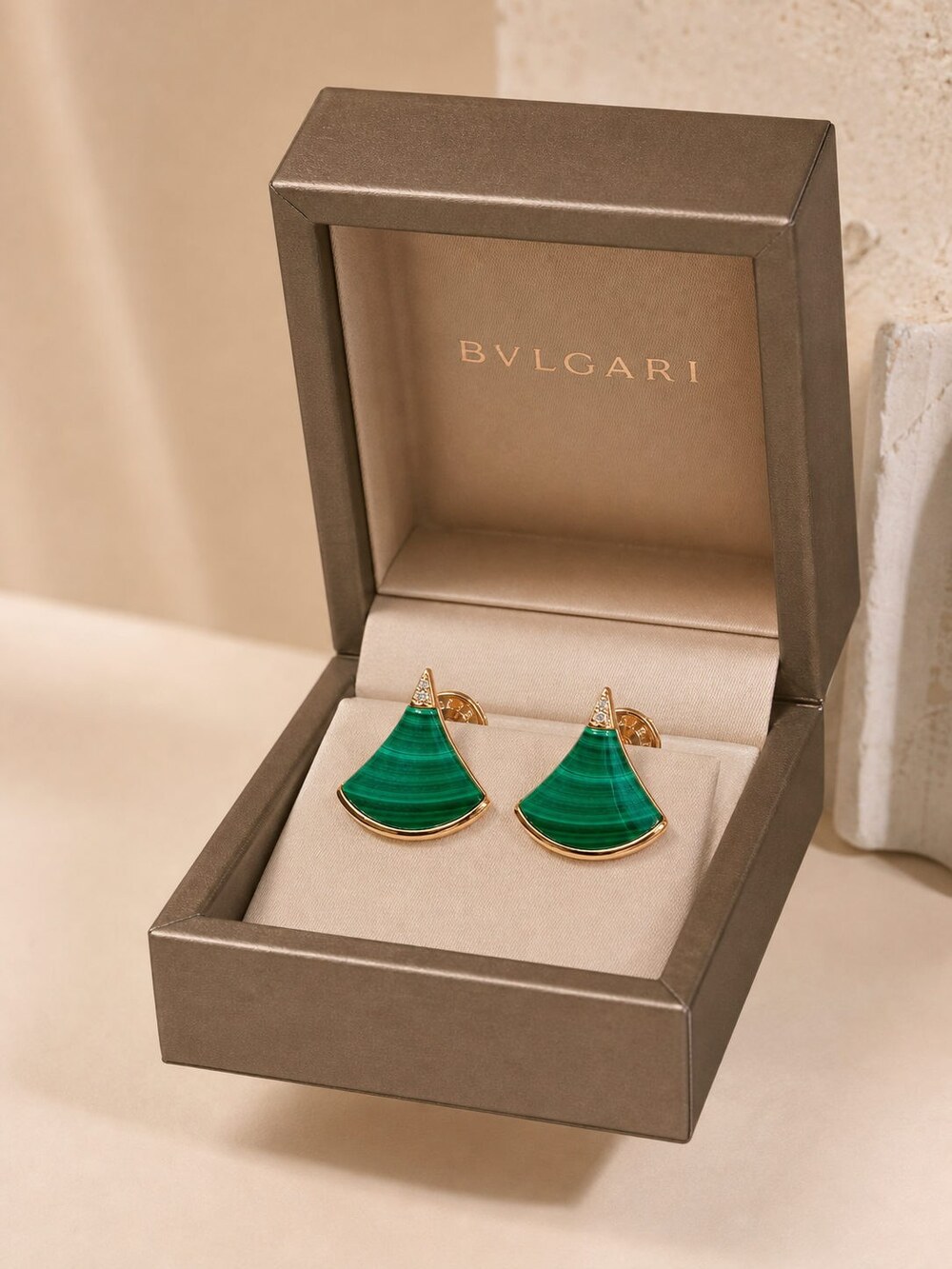 Bulgari Refined Statement Earrings Style 3 | New with Box - Picture 2 of 9